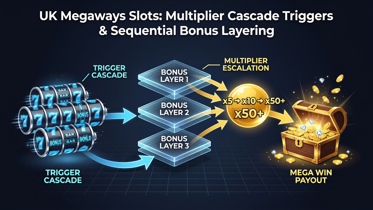 Detailed view of bonus layering sequence with multiplier progression indicators